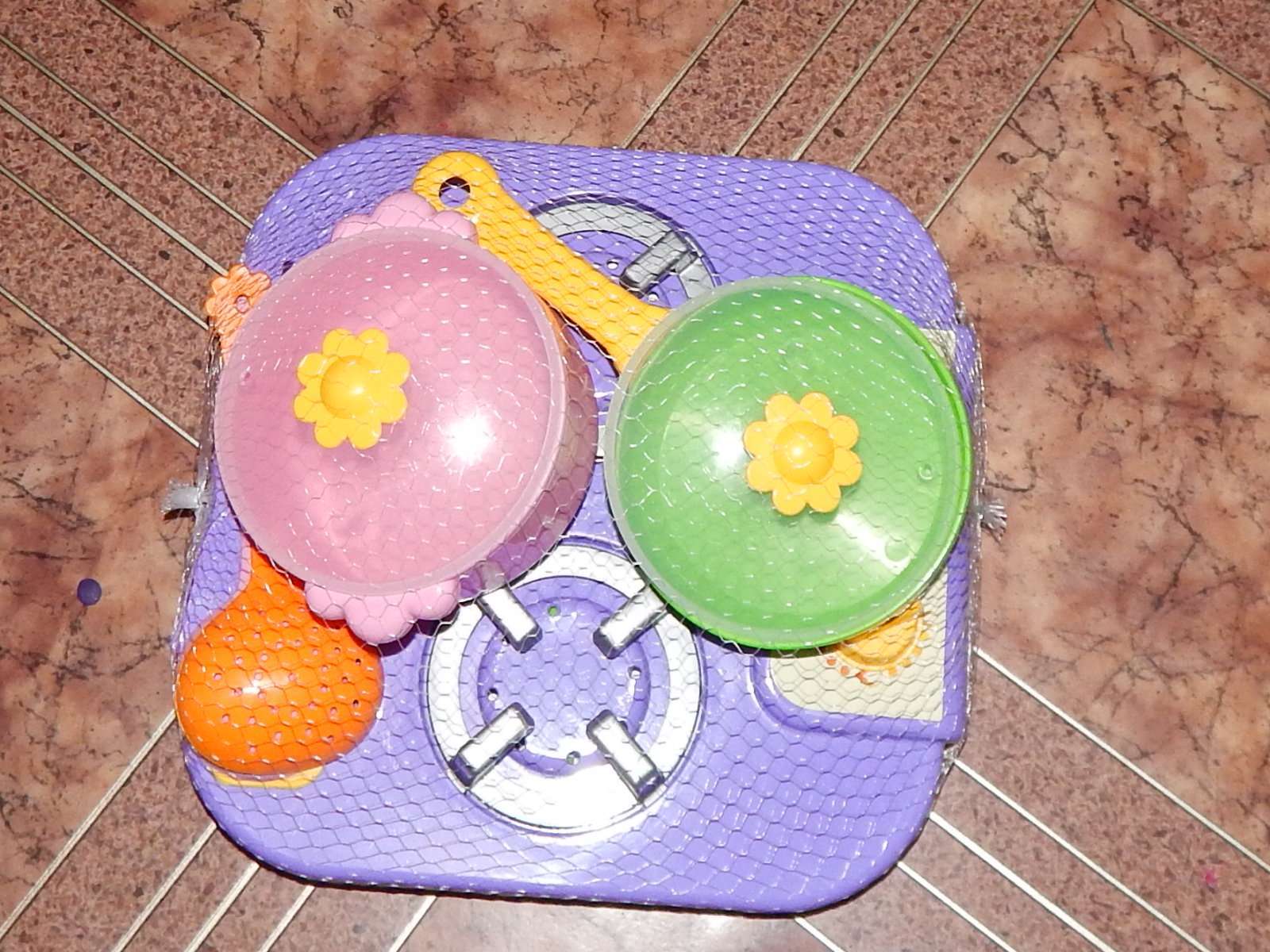 Фотография покупателя товара Набор посуды «Ромашка» с плиткой, 6 предметов, МИКС - Фото 7