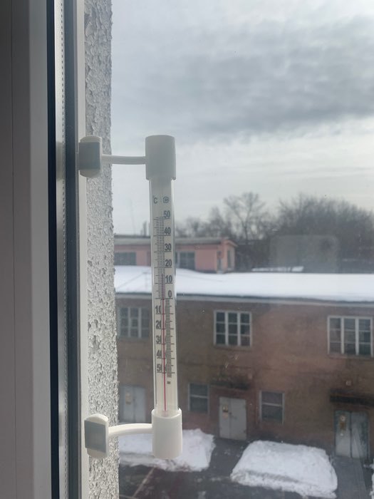 Фотография покупателя товара Термометр, градусник уличный, на окно, на липучке, от -50°С до +50°С, 21 х 6.5 см - Фото 10