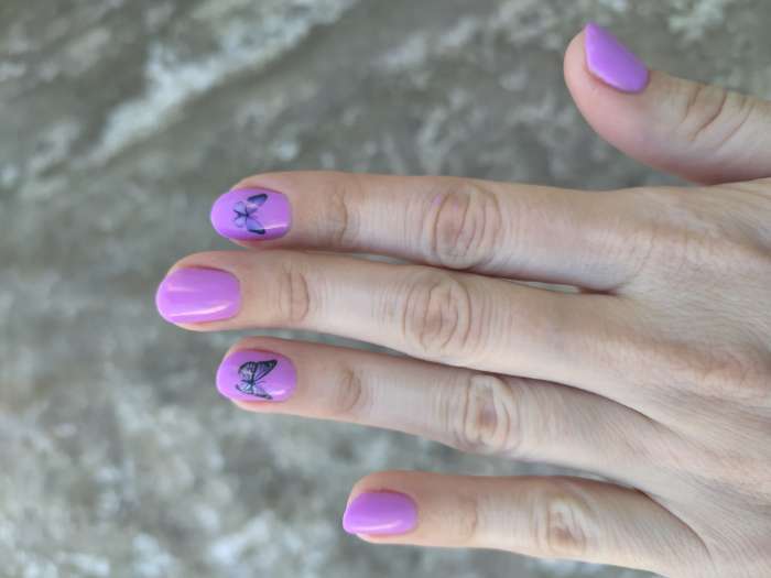 Фотография покупателя товара Слайдер - дизайн для ногтей «Summer», цвет фиолетовый - Фото 5