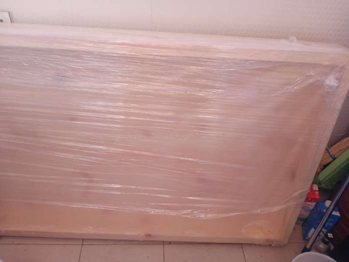 Фотография покупателя товара Дверь для бани и сауны, 1800×700 мм, деревянная, из массива сосны, на клиньях, «Добропаровъ» - Фото 2