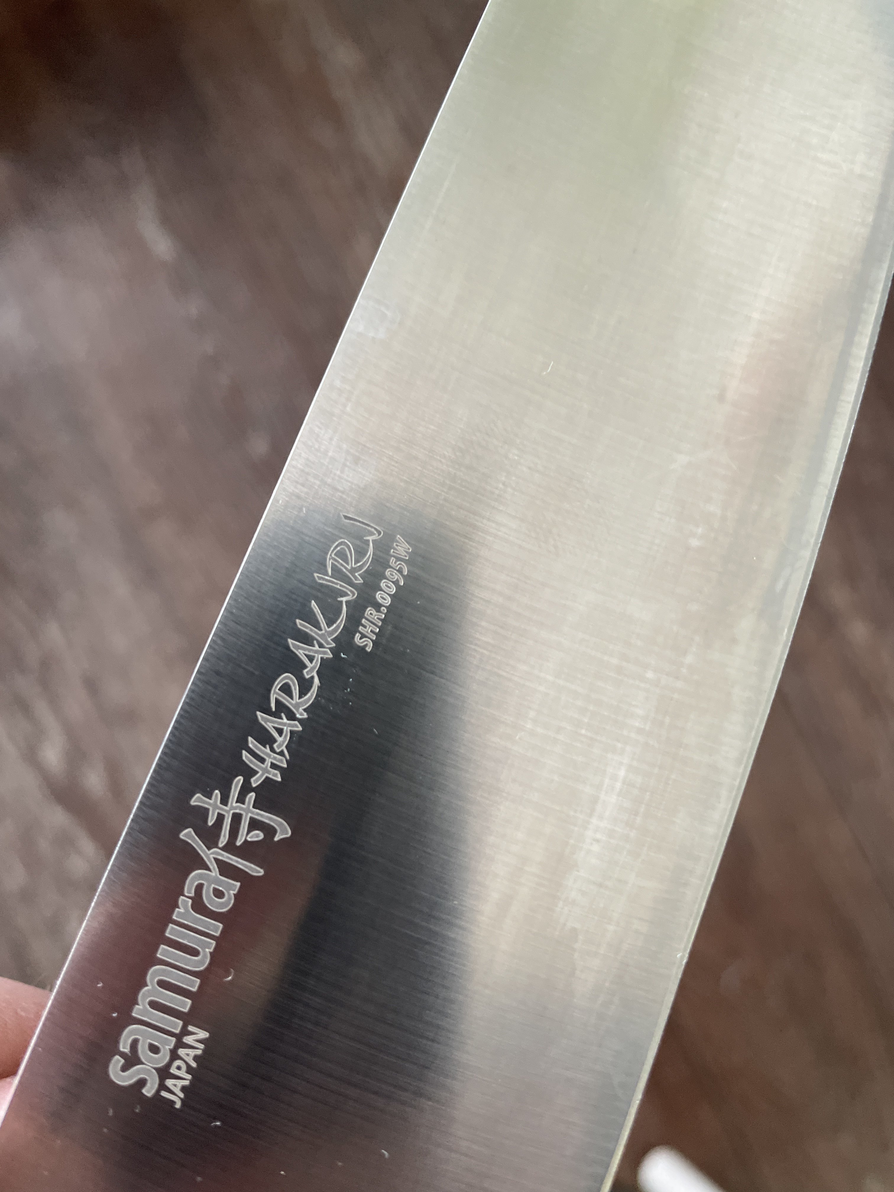 Фотография покупателя товара Нож кухонный Samura HARAKIRI, Сантоку, лезвие 17,5 см, белая рукоять - Фото 2