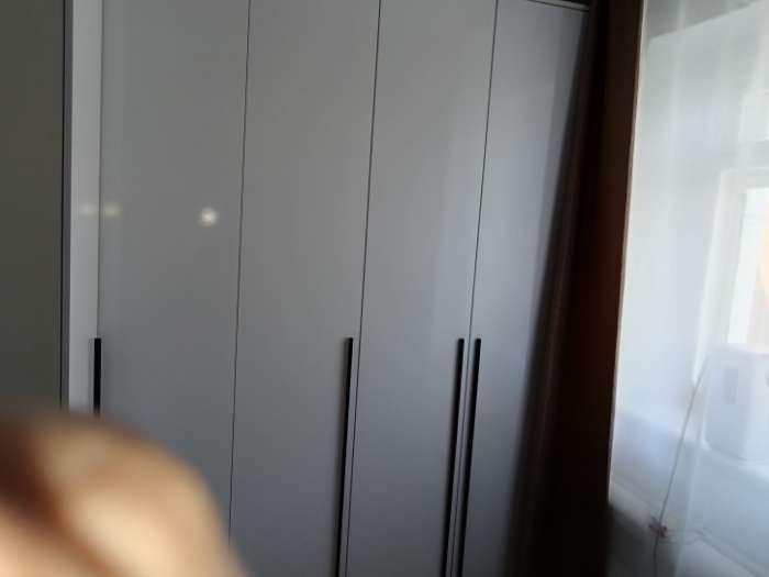 Фотография покупателя товара Шкаф четырехстворчатый «Норд», 1600×510×2236 мм, цвет белый глянец - Фото 1