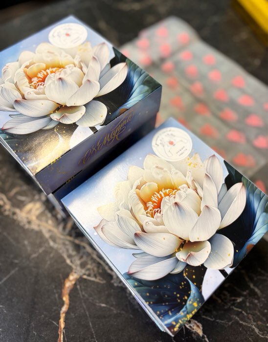 Фотография покупателя товара Коробка для конфет с обечайкой 9 шт. без окна «С 8 марта», 13.7×13.7×3.5 см - Фото 1