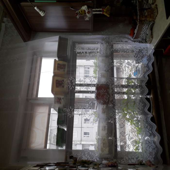 Фотография покупателя товара Штора кухонная 265х165 см, белый, 100% п/э, шторная лента - Фото 5