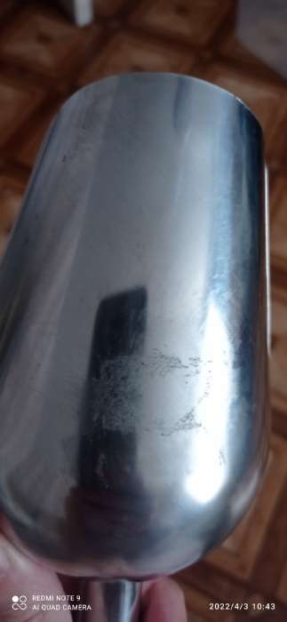 Фотография покупателя товара Совок из нержавеющей стали для льда и сыпучих продуктов, 200 мл, 22×8 см, цвет хромированный