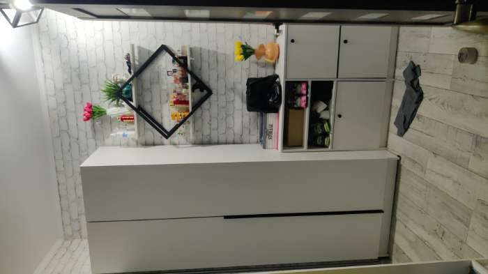 Фотография покупателя товара Шкаф прямой четырёхстворчатый «Бруно», 1600×505×2216 мм, цвет кашемир - Фото 4