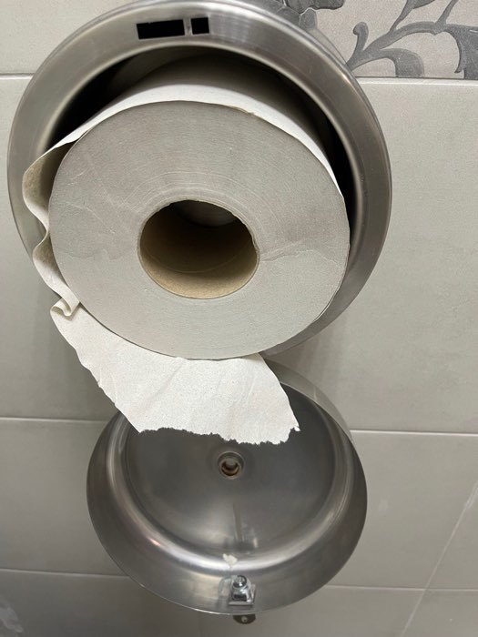 Фотография покупателя товара Диспенсер для туалетной бумаги «Профи», нержавеющая сталь - Фото 1