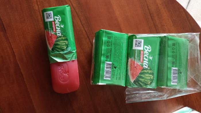 Фотография покупателя товара Мыло «Алоэ и овсяное молочко», 90 г - Фото 3