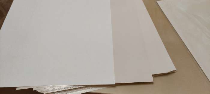 Фотография покупателя товара Бумага А4, 50 листов, 80 г/м, самоклеящаяся, белая ГЛЯНЦЕВАЯ - Фото 2