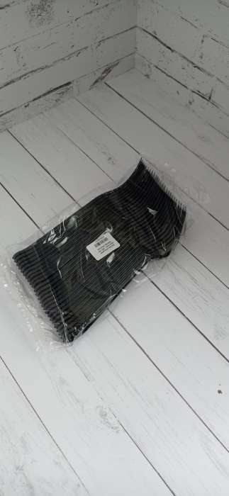 Фотография покупателя товара Вилка пластиковая одноразовая чёрная «Премиум», 18 см