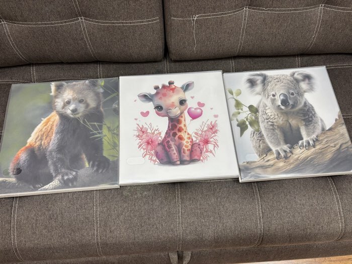 Фотография покупателя товара Фотоальбом магнитный на 20 листов «Малыш-жираф с сердечками», кожзам, в коробке, 2.6×32×33.5 см - Фото 3