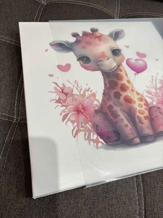 Фотография покупателя товара Фотоальбом магнитный на 20 листов «Малыш-жираф с сердечками», кожзам, в коробке, 2.6×32×33.5 см - Фото 7
