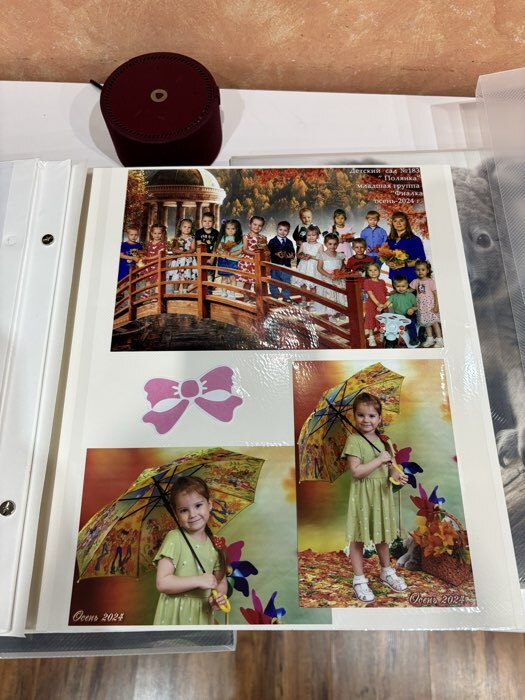 Фотография покупателя товара Фотоальбом магнитный на 20 листов «Малыш-жираф с сердечками», кожзам, в коробке, 2.6×32×33.5 см - Фото 8