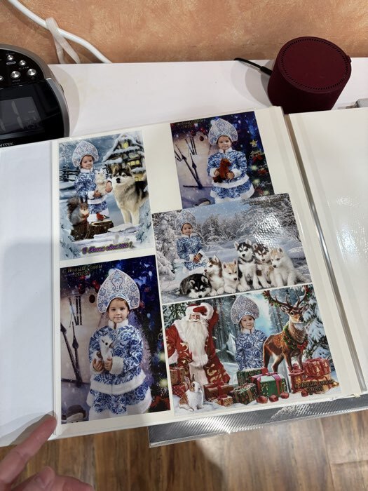 Фотография покупателя товара Фотоальбом магнитный на 20 листов «Малыш-жираф с сердечками», кожзам, в коробке, 2.6×32×33.5 см - Фото 9