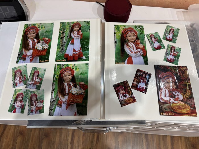 Фотография покупателя товара Фотоальбом магнитный на 20 листов «Малыш-жираф с сердечками», кожзам, в коробке, 2.6×32×33.5 см - Фото 10