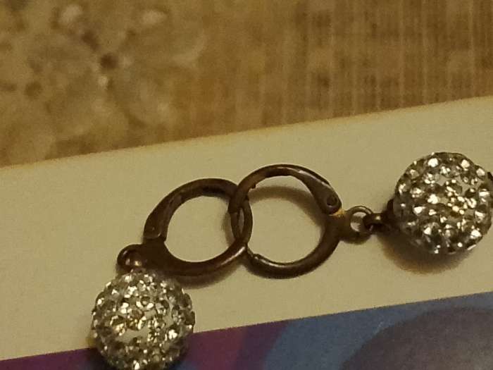 Фотография покупателя товара Серьги со стразами «Шамбала», сияние, белые в золоте - Фото 7