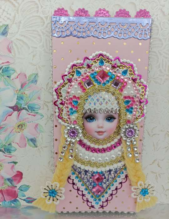 Фотография покупателя товара Наклейка - стразы «Подвесы», на шею, запястье, розовая, 35×8 см - Фото 3