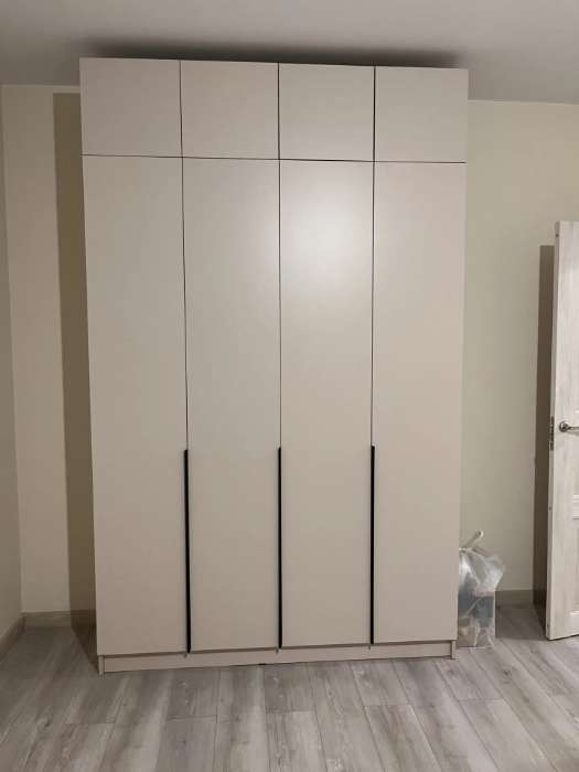 Фотография покупателя товара Шкаф прямой четырёхстворчатый «Бруно», 1600×505×2216 мм, цвет кашемир - Фото 1