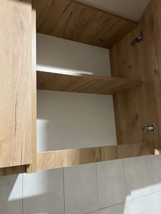 Фотография покупателя товара Кухонный гарнитур угловой в потолок «Виктория», 3000×1600 мм, цвет графит/дуб крафт - Фото 21