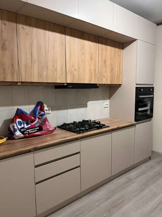 Фотография покупателя товара Кухонный гарнитур угловой в потолок «Виктория», 3000×1600 мм, цвет графит/дуб крафт - Фото 18