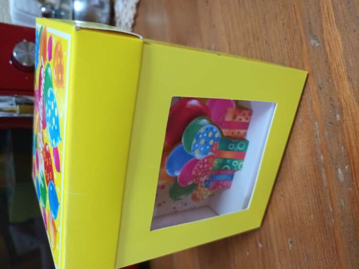 Фотография покупателя товара Коробка подарочная складная с 3D эффектом, упаковка, «С Днем рождения!», 11×11×13 см - Фото 2