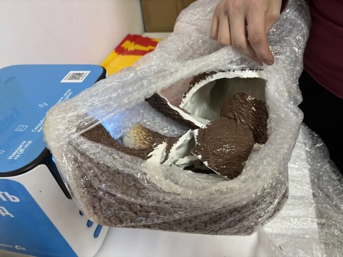 Фотография покупателя товара Садовая фигура из гипса «Медведь большой с кашпо», 75×30×40 см - Фото 27