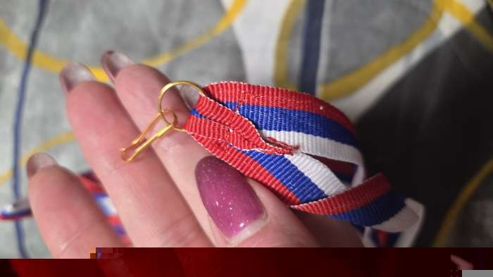 Фотография покупателя товара Лента для медали, триколор - Фото 4