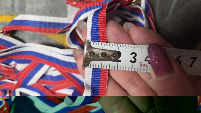 Фотография покупателя товара Лента для медали, триколор - Фото 5
