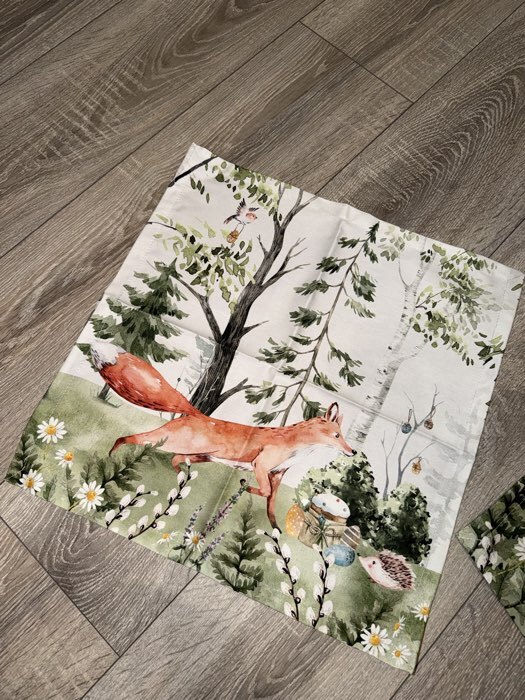 Фотография покупателя товара Скатерть «Этель. Пасха в лесу», 148×218±2 см с ГМВО, 100% хлопок, саржа 190 г/м² - Фото 2