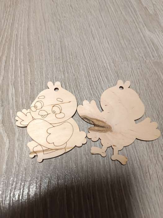 Фотография покупателя товара Заготовки для творчества. Роспись по дереву «Пасха: цыплята», 5 шт. - Фото 4