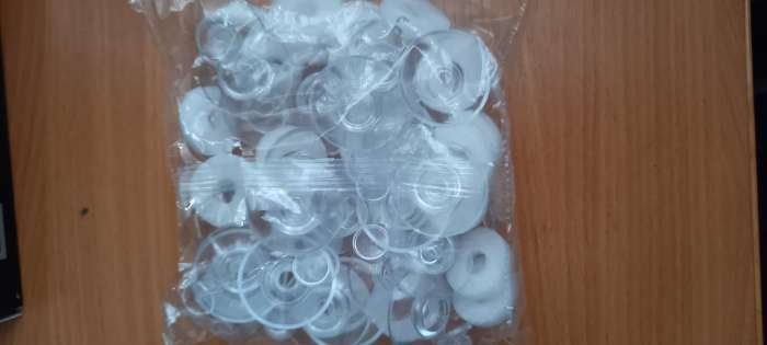 Фотография покупателя товара Термошайба из поликарбоната, d=38 мм, УФ-защита, прозрачная, набор 25 шт. - Фото 1