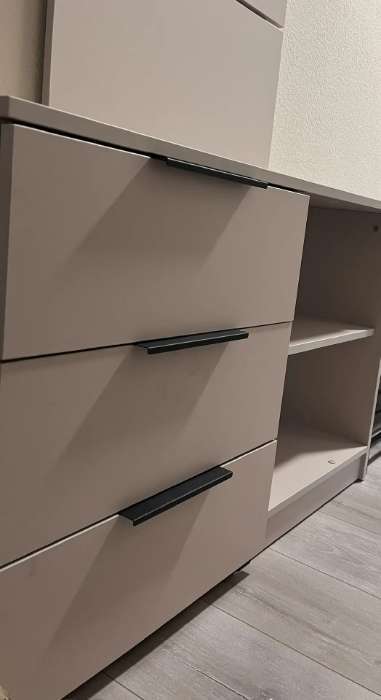 Фотография покупателя товара Комод напольный №18, 3 ящика, 986×354×653 мм, цвет кашемир - Фото 4