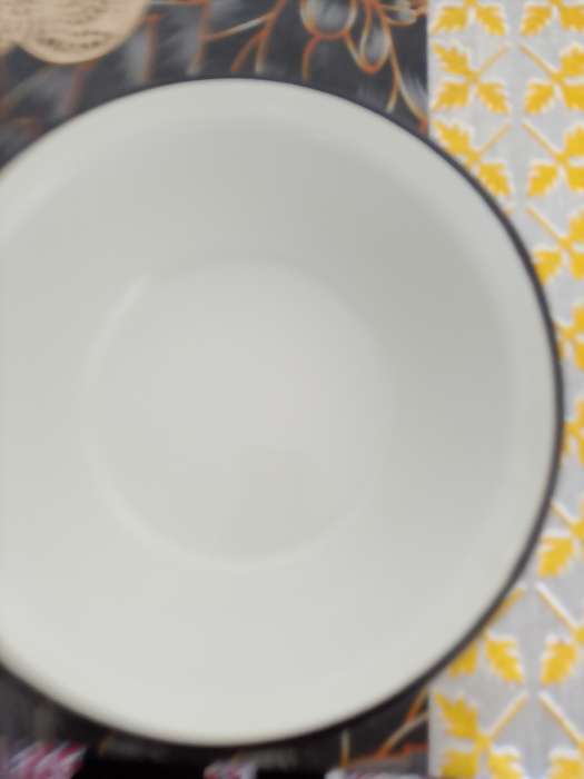 Фотография покупателя товара УЦЕНКА Миска 0.8л (белая)Цветное печенье - Фото 1