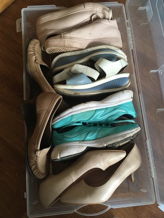 Фотография покупателя товара Короб для хранения обуви «Реноме», 61×34×13 см, цвет прозрачный - Фото 4