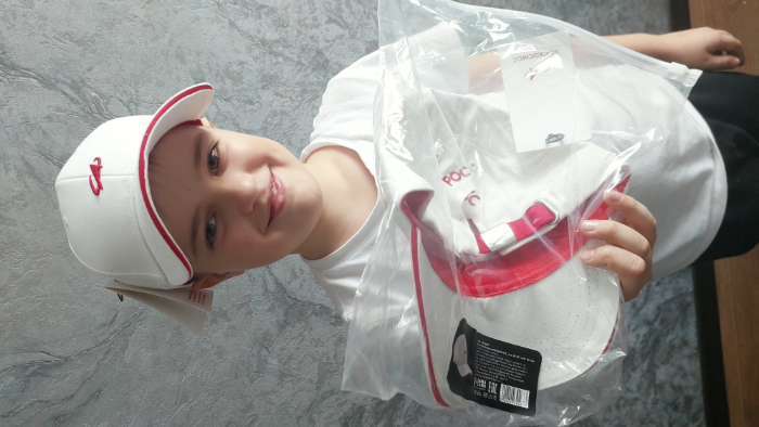 Фотография покупателя товара Кепка РОСКОСМОС х ONLYTOP, р. 56-58, белая - Фото 2