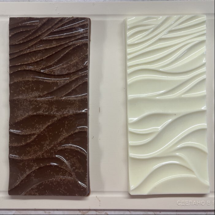 Фотография покупателя товара Форма для шоколада «Геометрия», пластик, 20.5×10×1 см, прозрачная - Фото 1