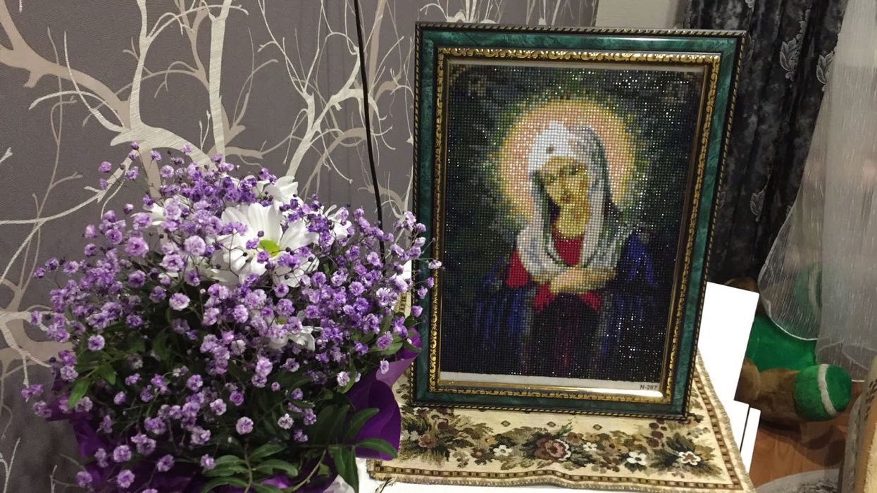 Фотография покупателя товара Алмазная мозаика «Умиление», 28 цветов