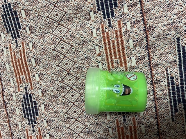 Фотография покупателя товара Слайм "Плюх", зелёный с шариками, туба 40 г - Фото 1