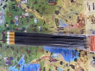 Фотография покупателя товара Набор карандашей чернографитных НB, Calligrata, пластиковых, с ластиком, чёрный