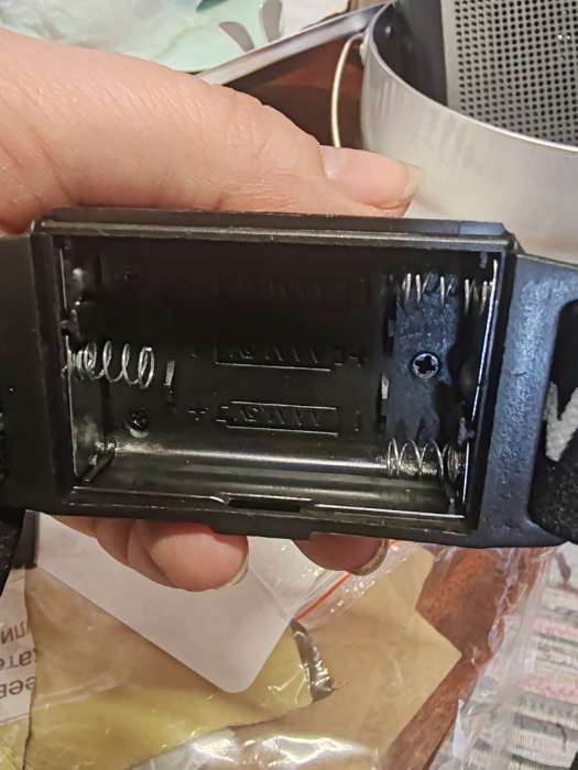 Фотография покупателя товара Фонарь налобный, 8 Вт, 9 LED, XT, 6 режимов, от батареек 3×ААА - Фото 3