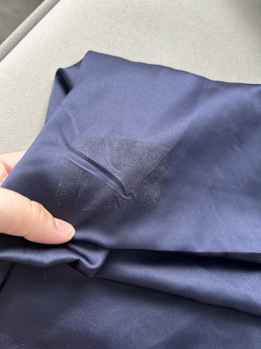 Фотография покупателя товара Скатерть «Этель» Sapphirine, 150×180 см, тёмно-синяя - Фото 1