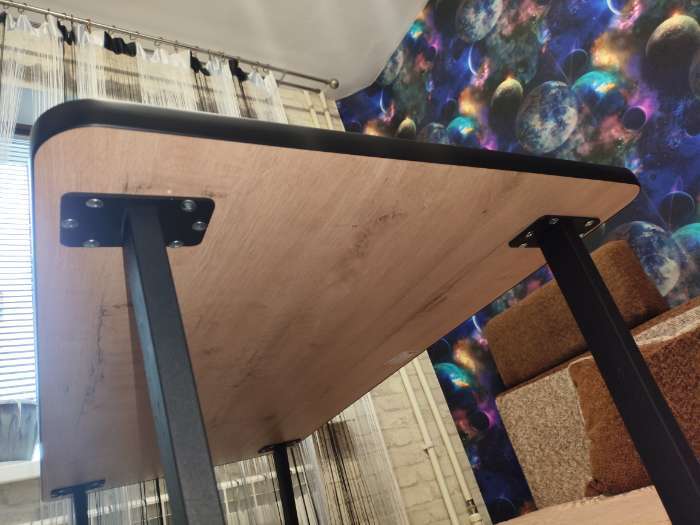 Фотография покупателя товара Стол обеденный «Лофт», 1150×590×760 мм, цвет дуб ирландский