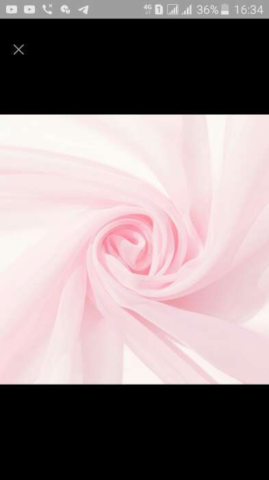 Фотография покупателя товара Тюль Этель 280×270 см, цвет розовый, вуаль, 100% п/э - Фото 3