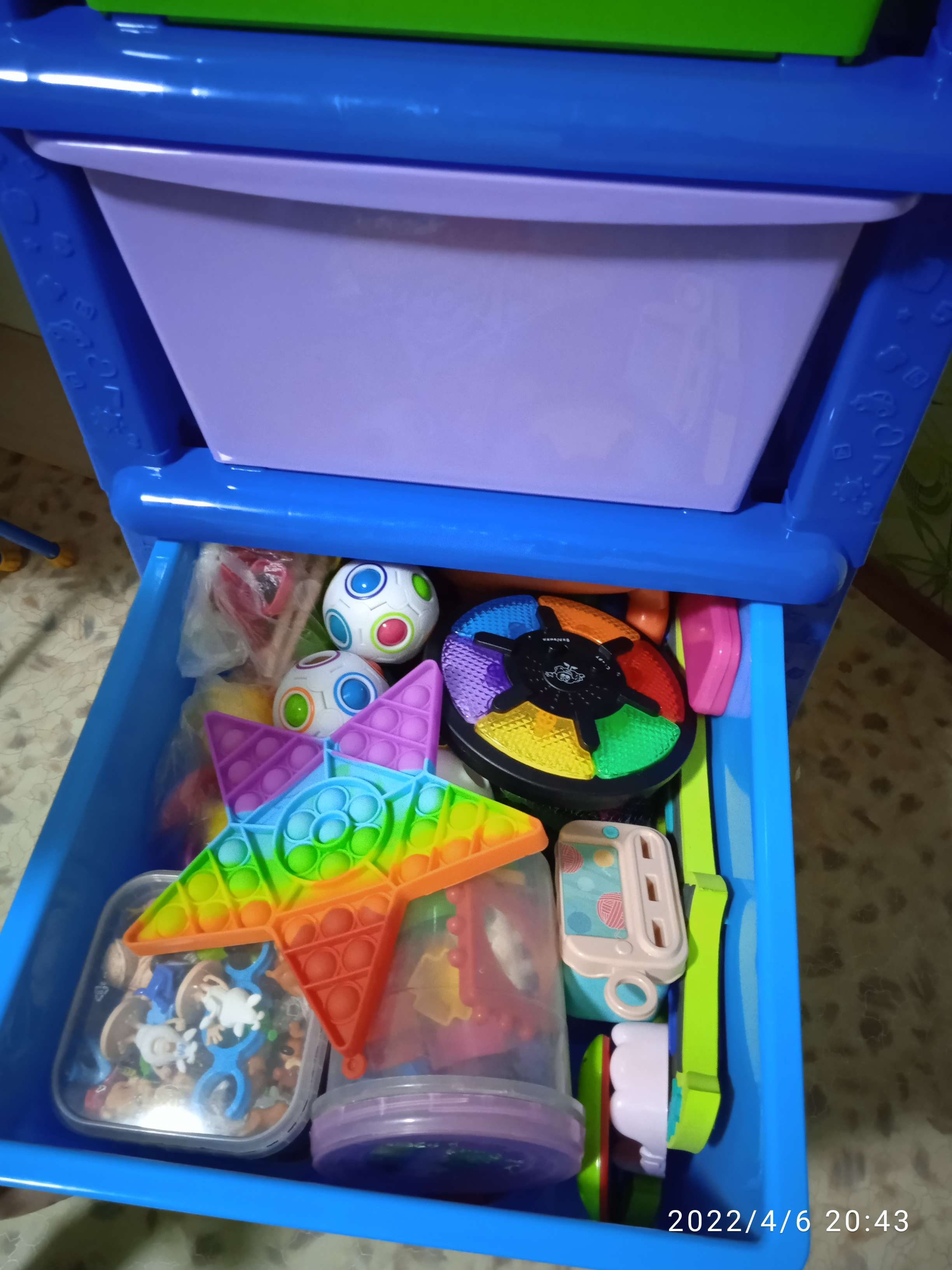 Фотография покупателя товара Комод детский №16, 5 секций, цвет синий - Фото 2