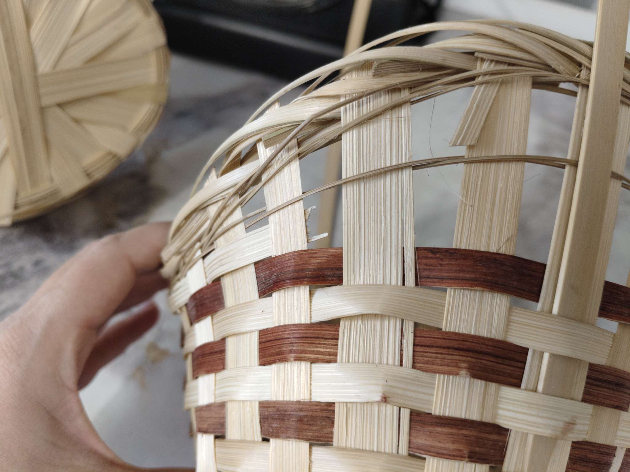 Фотография покупателя товара Корзина плетёная для хранения «Ладья», 24×17×8 см, бамбук, с ручкой, бежевая - Фото 100