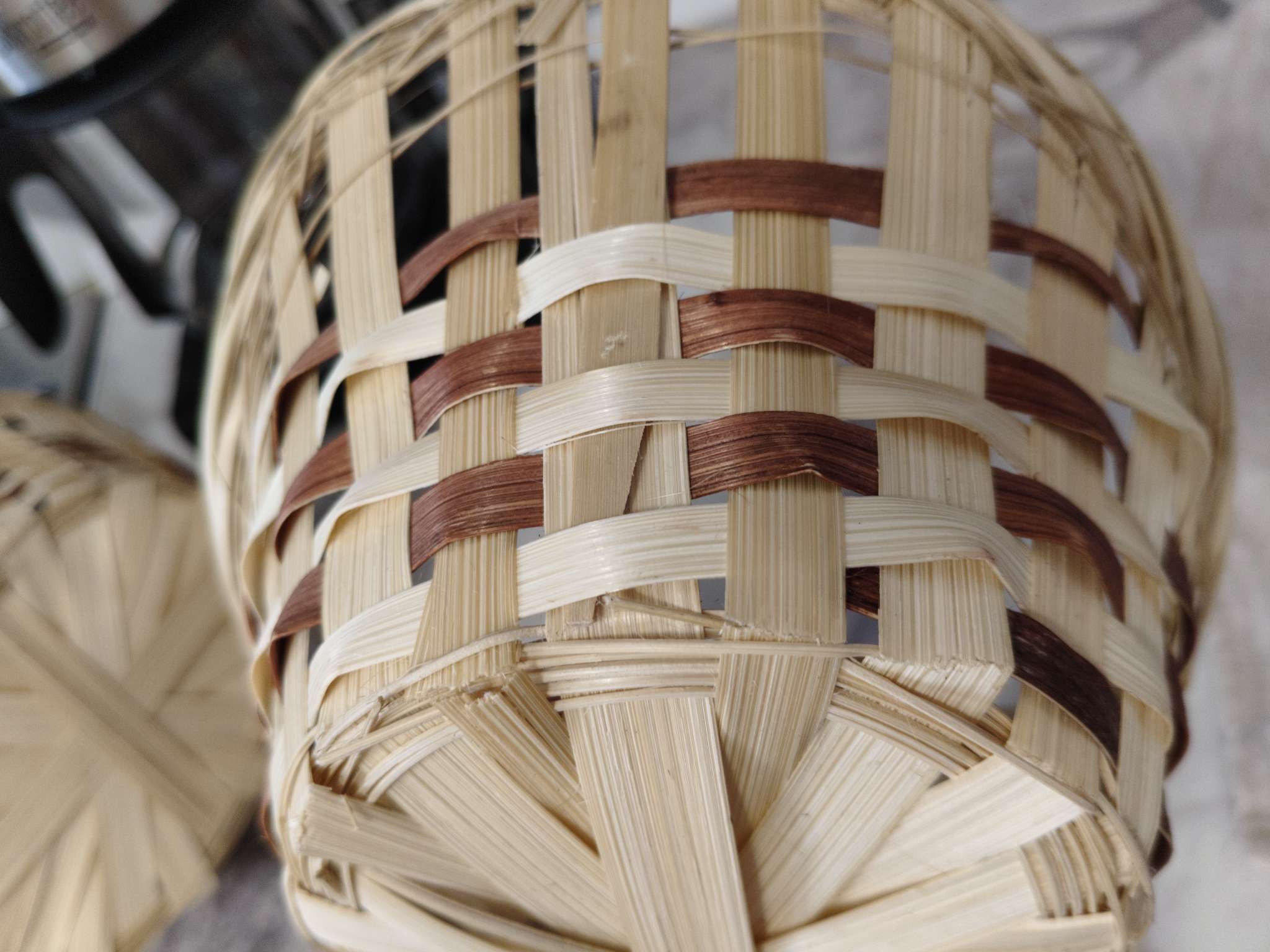 Фотография покупателя товара Корзина плетёная для хранения «Ладья», 24×17×8 см, бамбук, с ручкой, бежевая - Фото 96