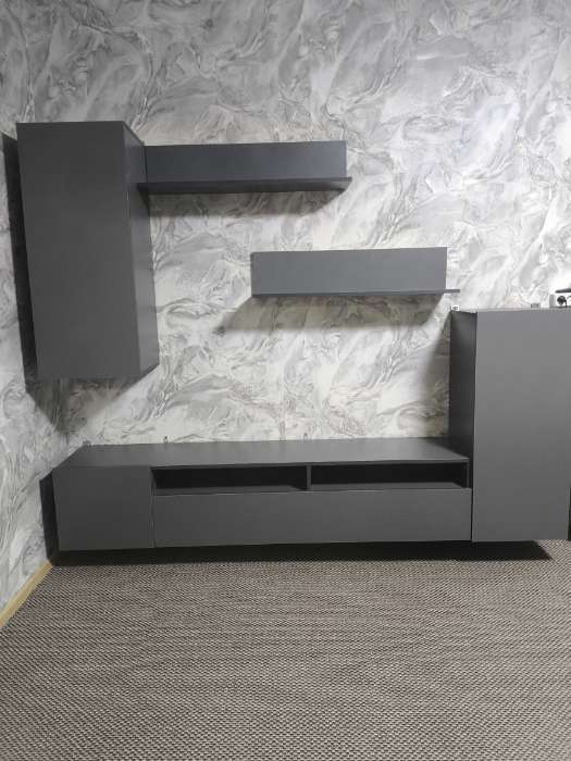 Фотография покупателя товара Гостиная «Лира», 2130×1680×350 мм, цвет Белый/ Белый глянец МДФ - Фото 167