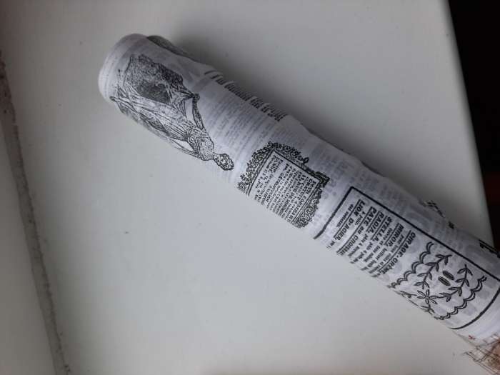 Фотография покупателя товара Бумага силиконизированная «Газета», для выпечки, 0,38 х 5 м - Фото 6