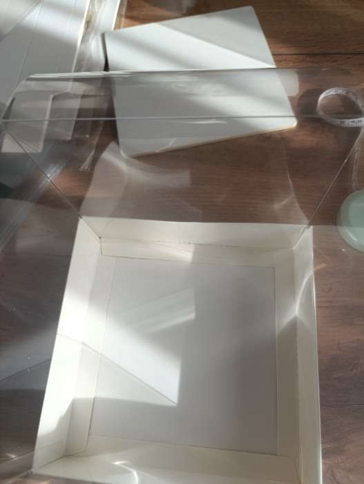 Фотография покупателя товара Коробка для пирожных, белый, 16×16×14 см Кондитерская упаковка - Фото 50