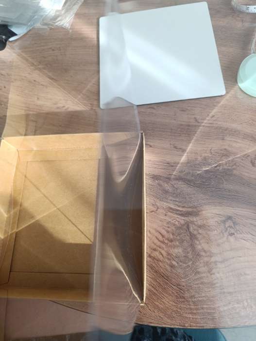 Фотография покупателя товара Коробка для пирожных, крафт, 14.5×14.5×17.5 см - Фото 32